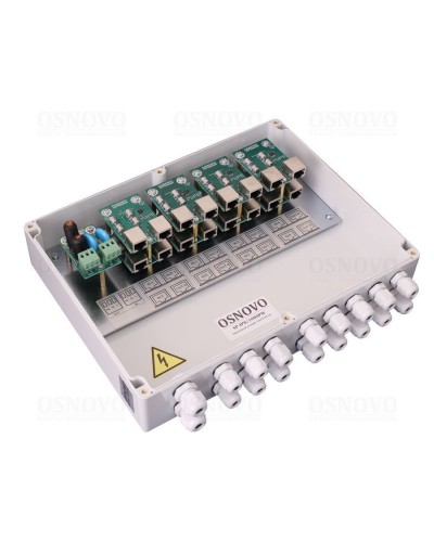 SP-IP8/1000PW. Устройство грозозащиты цепей Ethernet. OSNOVO в Электростали