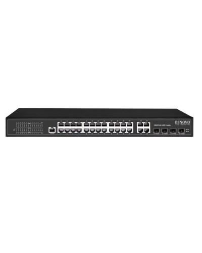 SW-8244/L(400W). Коммутатор 24-портовый  Gigabit Ethernet с PoE. OSNOVO в Электростали