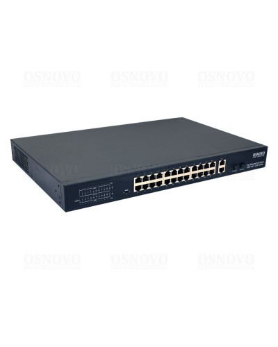 SW-62422(400W). Коммутатор 24-портовый  Fast Ethernet с PoE. OSNOVO в Электростали