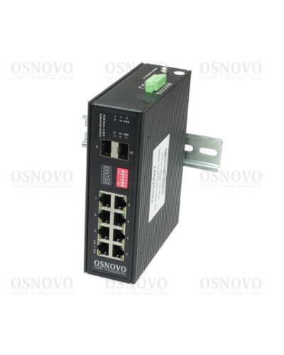 SW-80802/I(Port 90W, 300W). Коммутатор с PoE. OSNOVO в Электростали
