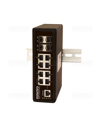SW-70804/IL. Промышленный коммутатор Gigabit Ethernet на 12 портов. OSNOVO в Электростали