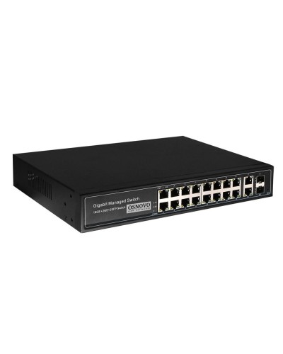 SW-8182/L(300W). Коммутатор 16-портовый  Gigabit Ethernet с PoE. OSNOVO в Электростали