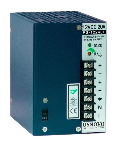 PS-12240/I. Блок питания промышленный. OSNOVO в Электростали