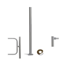 PERCo-BH02 2-05/EL с крышкой. Стойка с эл/магн.устр. блокировки. PERCo