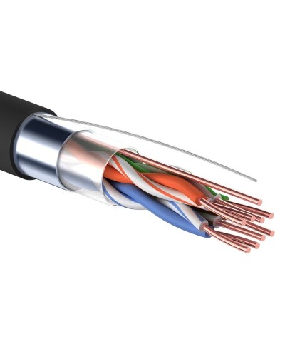 F/UTP 4PR 24AWG, CAT5e. OUTDOOR, 305м. PROconnect (01-0154). Кабель «витая пара» (LAN) для структурированных систем связи. PROCONNECT в Электростали