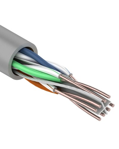 U/UTP 4PR 23AWG, CCA, CAT6, PVC, 305м. PROconnect (01-0047-3). Кабель «витая пара» (LAN) для структурированных систем связи. PROCONNECT в Электростали
