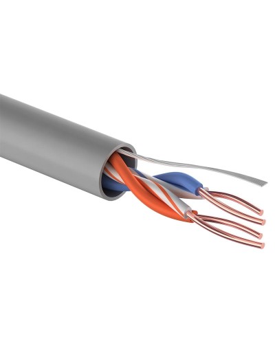 U/UTP 2PR 24AWG, CCA, CAT5e PVC, 305м. PROconnect (01-0022-3). Кабель «витая пара» (LAN) для структурированных систем связи. PROCONNECT в Электростали
