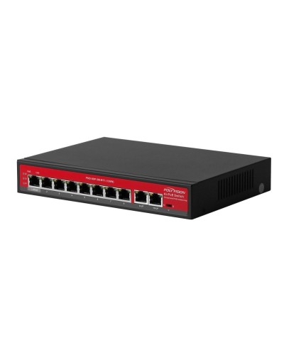 PND-08P-2M-BT1 (120W). Коммутатор AI 10-портовый с функцией PoE. Polyvision в Электростали