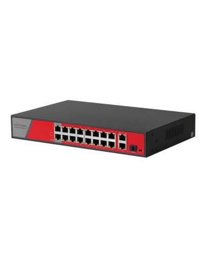 PND-16P-2G1F-BT2 (300W). Коммутатор гибридный 16+2+1 с PoE. Polyvision в Электростали