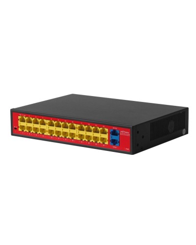 PND-24P-2G Lite (250W). Коммутатор неуправляемый 26-портовый с функцией PoE. Polyvision в Электростали