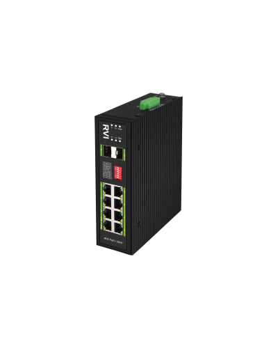 RVi-1NSIM8GP-2S. Коммутатор с питанием по PoE. RVi в Электростали