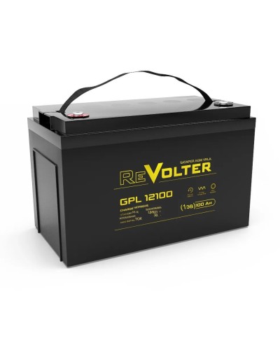 Revolter GPL 12100. Аккумулятор автомобильный герметичный свинцово-кислотный. Revolter в Электростали