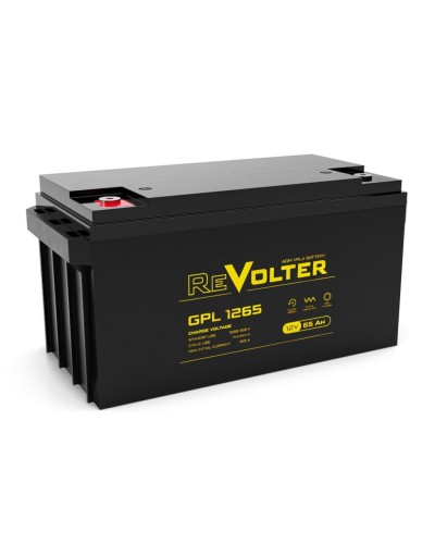 Revolter GPL 1265. Аккумулятор автомобильный герметичный свинцово-кислотный. Revolter в Электростали