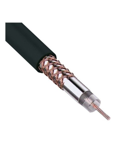 RG-58 A/U, 50 Ом, Cu/Al/Cu, 64%, 100 м, черный (01-2003). Кабель коаксиальный радиочастотный. Rexant в Электростали
