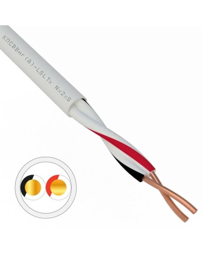 КПСВВнг(А)-LSLTx 1х2х0,75 REXANT (01-4871). Кабель для систем передачи данных пониженной пожароопасности c низким дымо- и газовыделением, с низкой токсичностью продуктов горения. Rexant в Электростали
