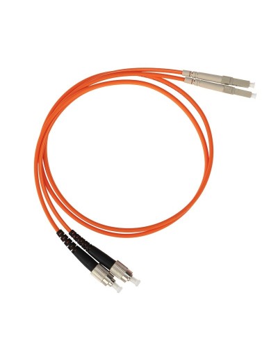 Патч-корд оптический переходной (MM), 50/125 (OM2), LC/UPC-FC/UPC, (Duplex), LSZH, 1м (50-3267). Патч-корд оптический. Rexant в Электростали