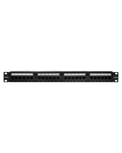 Патч-панель 19", 24хRJ-45, UTP, Cat.5e, 1U (10-0403): Патч-панель 19'' в Электростали