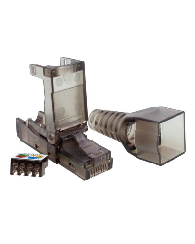 Коннектор 8P8C UTP 6A (RJ-45) безынструментальный (10-0239). Разъем RJ-45. SUPRLAN в Электростали