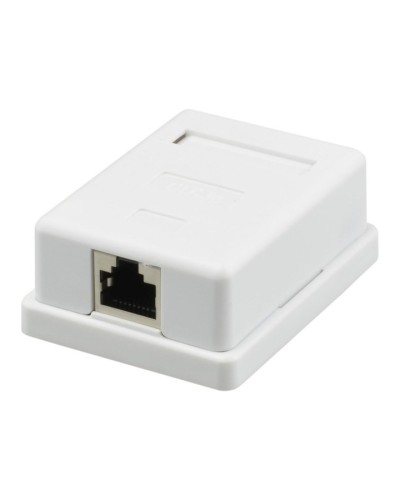 Розетка настенная RJ-45, 8P8C, Cat.5e, 1 порт FTP (10-0354). Компьютерная розетка. SUPRLAN в Электростали