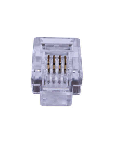 Коннекторы 4P4C (RJ-11) (100шт) (10-0229). Телефонный разъем 4P4C (RJ-11). SUPRLAN в Электростали