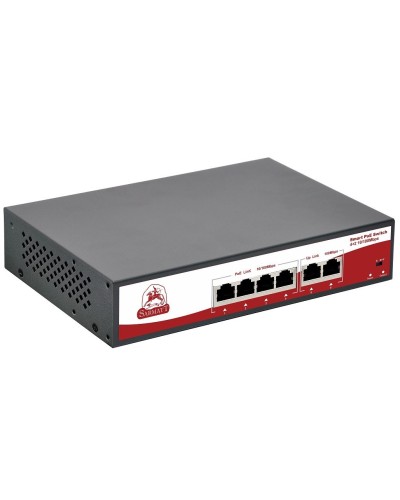 SR-PS0420FBL. Коммутатор с питанием по PoE. SarmatT в Электростали