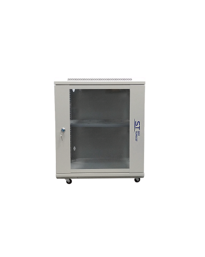 ST-NC12U600 (серый) С ПОЛКОЙ. Шкаф телекоммуникационный 19 настенный 12U. Space Technology в Электростали