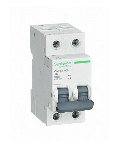 City9 Set 2P 6А 4.5kA С (C9F34206). Автоматический выключатель. Systeme Electric в Электростали