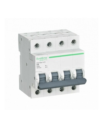 City9 Set 4P 6А 4.5kA С (C9F34406). Автоматический выключатель. Systeme Electric в Электростали
