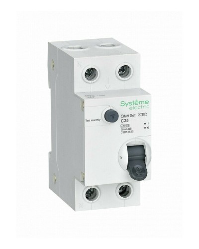City9 Set 1P+N С 25А 4.5kA 30мА A 230В (C9D55625). Автоматический выключатель дифференциального тока. Systeme Electric в Электростали