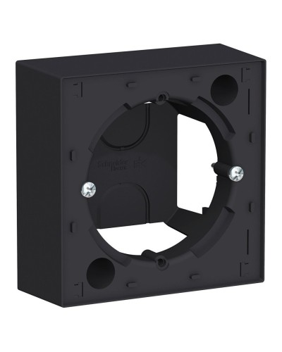 AtlasDesign коробка для наружного монтажа, карбон (ATN001000). Коробка монтажная. Systeme Electric в Электростали