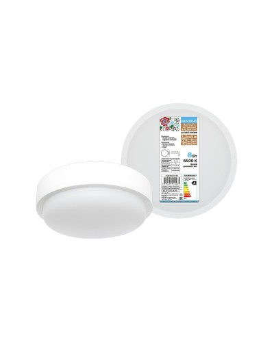 ДПП 3901 8Вт 6500К IP65 белый круг (SQ0366-0148). Светодиодный светильник LED. TDM ЕLECTRIC в Электростали