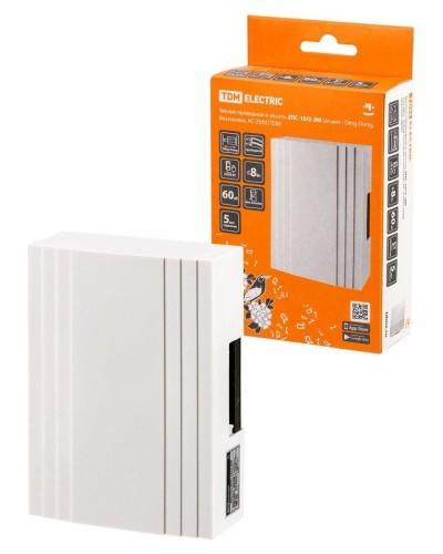ЗПС-10/2-ЭМ, эл.мех - Ding-Dong, без кнопки, AC 230V (SQ1901-0046). Звонок проводной. TDM ЕLECTRIC в Электростали