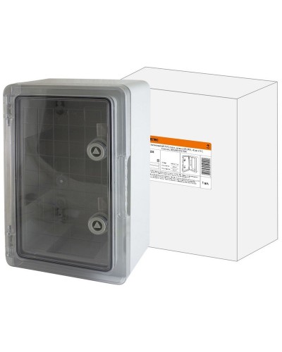 ЩМП-0-4, прозрачная крышка ABS, IP65, 400x300x220. Бокс пластиковый антивандальный. TDM ЕLECTRIC в Электростали