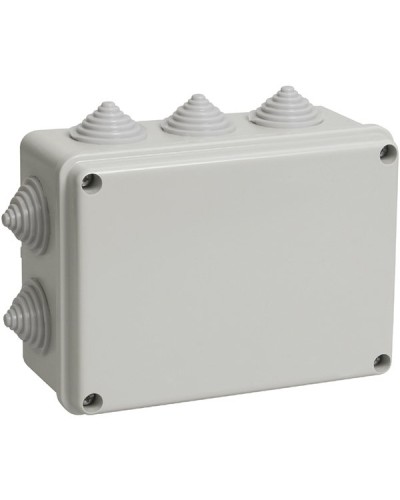 Коробка ОП 150х110х70мм, крышка, IP55, 10 гермовводов (SQ1401-1242). Распаячная коробка. TDM ЕLECTRIC в Электростали
