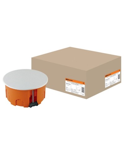Распаячная коробка СП D80х40мм, крышка, пл. лапки, IP20, TDM (SQ1403-1025). Распаячная коробка СП. TDM ЕLECTRIC в Электростали