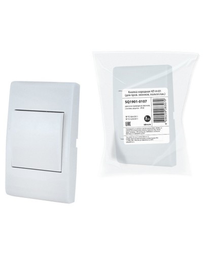 КП-Н-01 (SQ1901-0107). Кнопка для проводных звонков. TDM ЕLECTRIC в Электростали