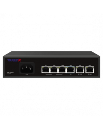 TR-NS1206-65-4PoE. Коммутатор с PoE. Trassir в Электростали