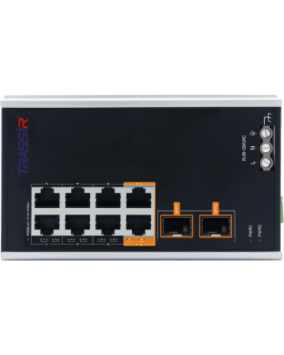 TR-NS15102S-130-8POE. Коммутатор с PoE. Trassir в Электростали