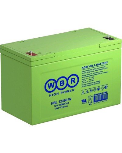 WBR HRL12390W. Аккумулятор герметичный свинцово-кислотный. WBR в Электростали
