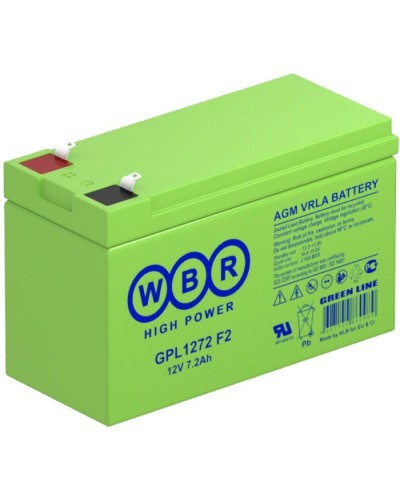 WBR GPL1272 F2. Аккумулятор герметичный свинцово-кислотный. WBR в Электростали