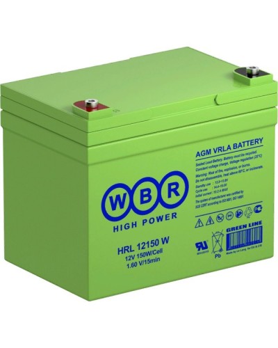 WBR HRL12150W. Аккумулятор герметичный свинцово-кислотный. WBR в Электростали