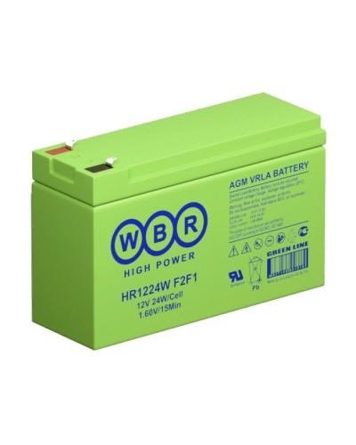 WBR HR1224W F2F1. Аккумулятор герметичный свинцово-кислотный. WBR в Электростали
