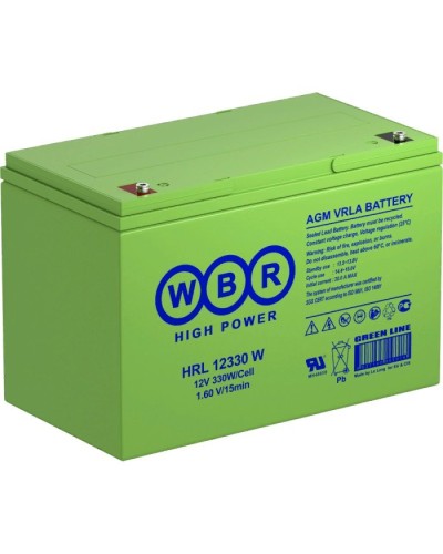 WBR HRL12330W. Аккумулятор герметичный свинцово-кислотный. WBR в Электростали