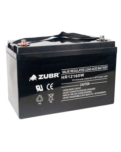 ZUBR HR 12160W (12V, 45Ah). Аккумулятор герметичный свинцово-кислотный. ZUBR в Электростали