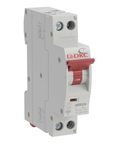 YON max MDR, 1P+N, 10mA, 10A, 6kA, А (MDR32N-1N1C10-A). Компактный автоматический выключатель дифференциального тока. ДКС в Электростали