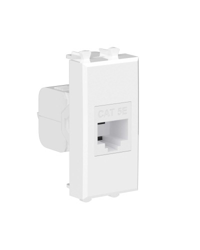 Розетка RJ-45 Avanti 1 модуль белое облако (4400661): Розетка компьютерная, без шторки модульная, кат.5е в Электростали