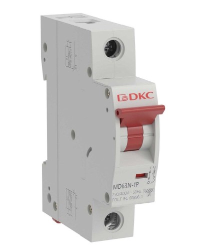 YON max MD63N 1P 20А 6кА C (MD63N-1PC20). Автоматический выключатель. ДКС в Электростали