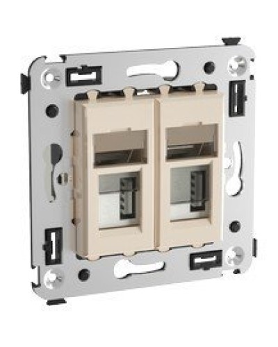 Розетка USB в стену Avanti ванильная дымка (4405543). Розетка USB. ДКС в Электростали