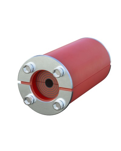 Проходка круглая, нержавеющая, D188х70 мм для кабелей D80-140 мм (DXF3110): Проходка круглая, нержавеющая в Электростали