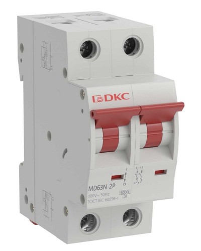YON max MD63N 2P 16А 6кА C (MD63N-2PC16). Автоматический выключатель. ДКС в Электростали